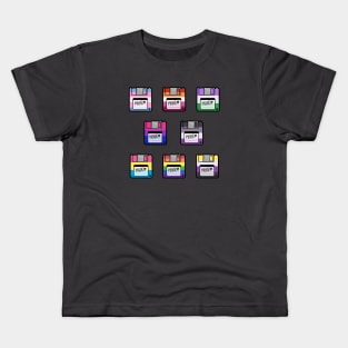 Pride Floppy Disk Set Kids T-Shirt